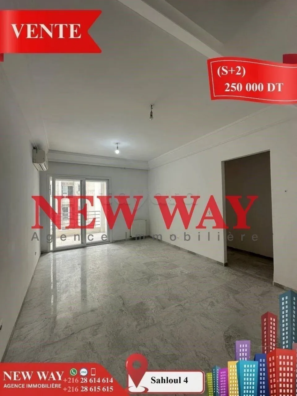 Appartement (S+2) à Sahloul 4