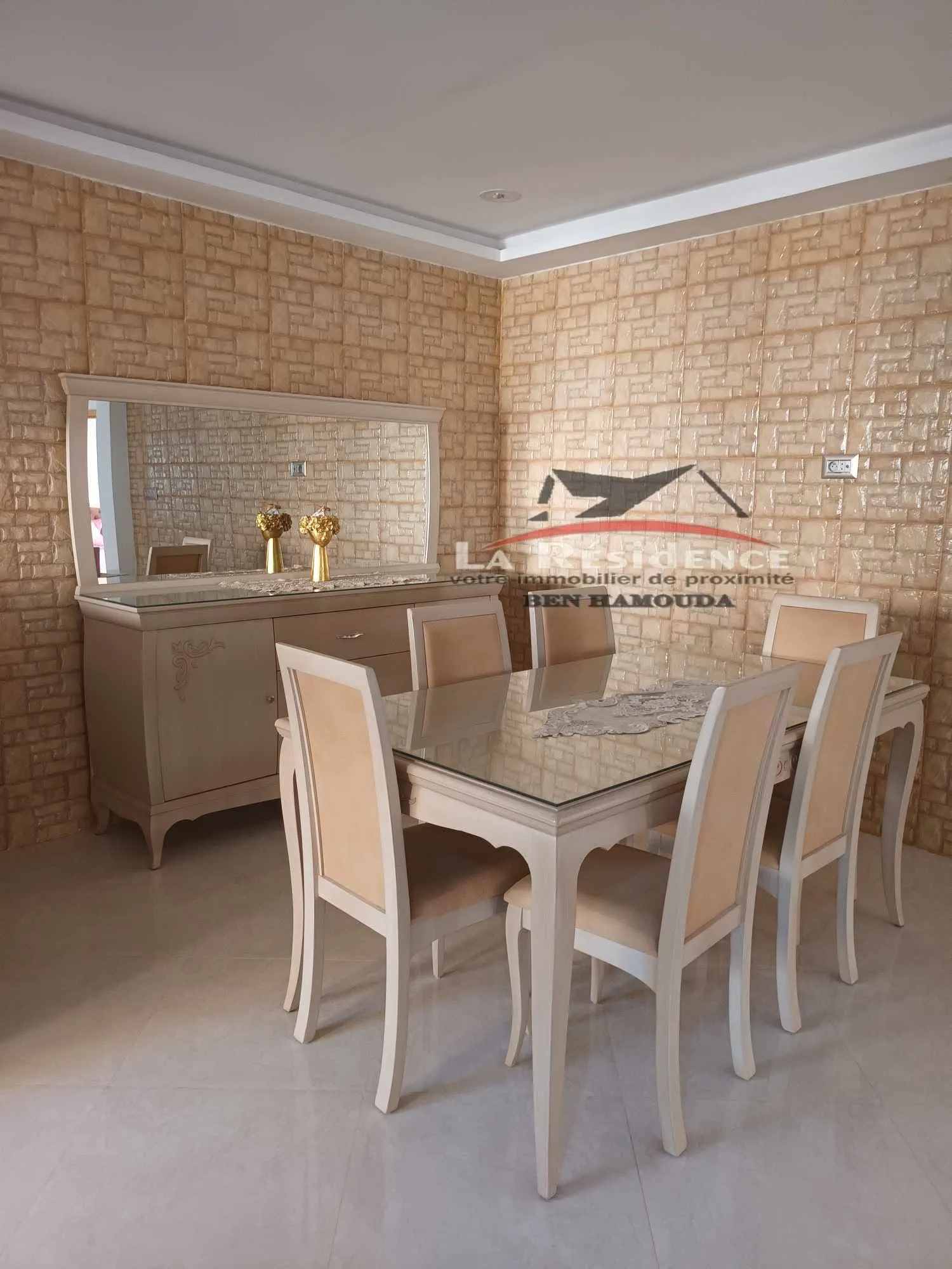 Un appartement s+3 location de vacances à corniche Bizerte