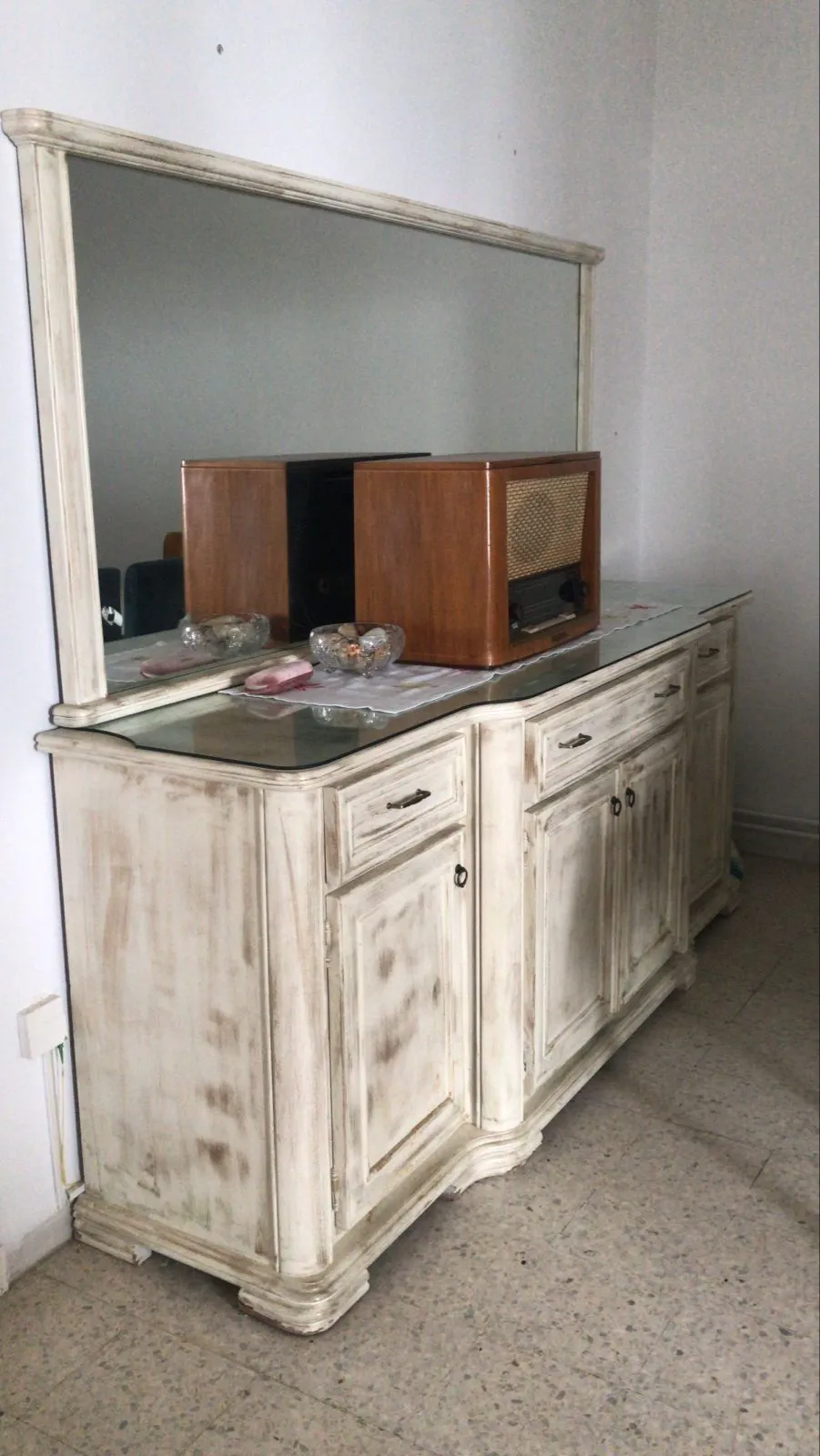 A vendre servante + bibliothéque (bois)