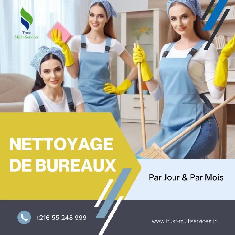Femme de ménage par jour pour bureau à Montplaisir