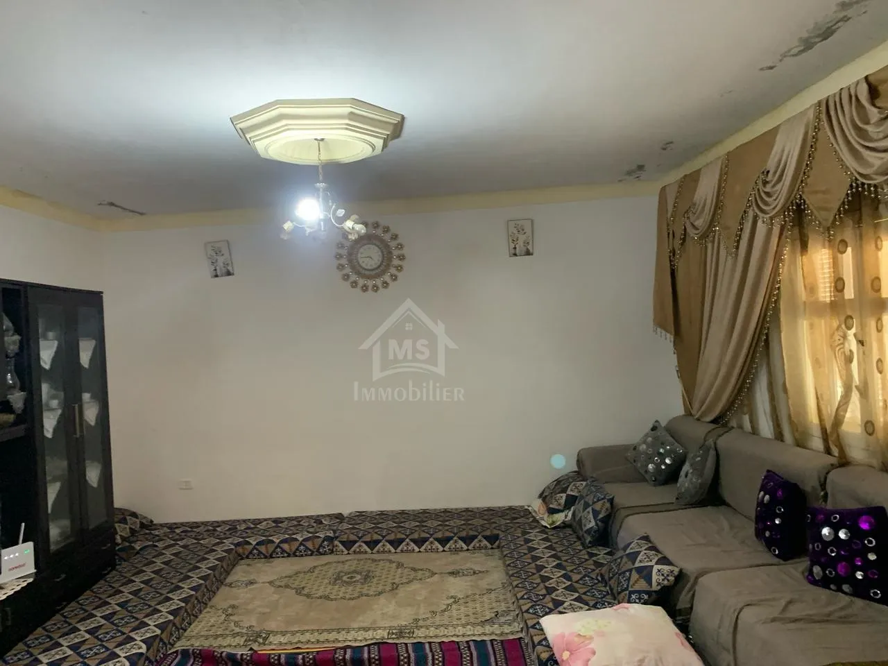 Spacieuse maison S+2 avec jardin à Hammamet Sud à vendre