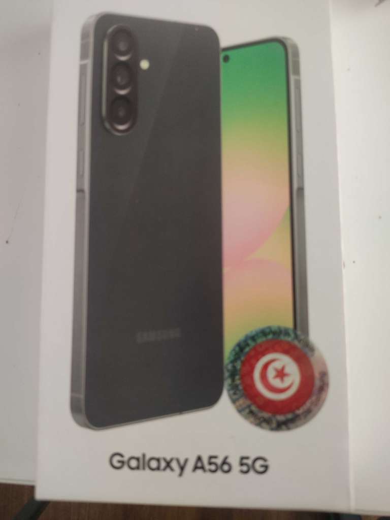 A56 5G 256 Go garantie par Samsung tunisie cacheté