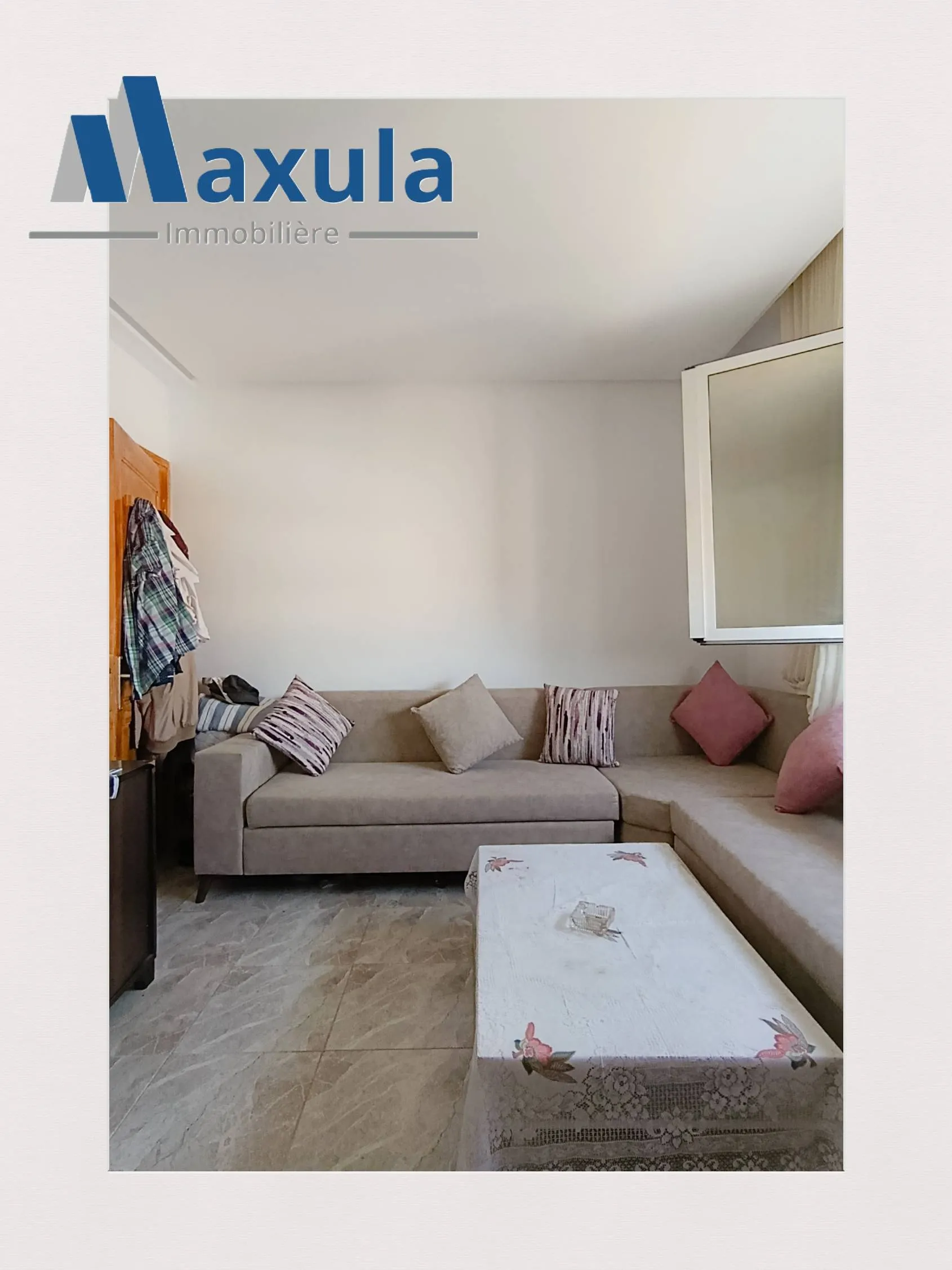 À VENDRE APPARTEMENT S+2 RÉNOVÉ À RADES SNIT (CHEMINOT)