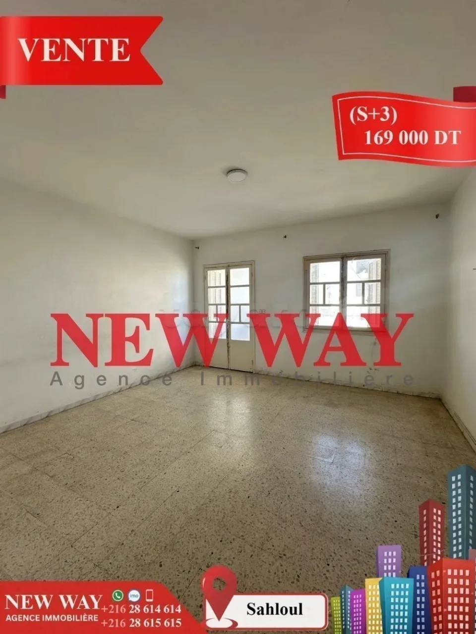 (S+3) à Sahloul dans un emplacement stratégique