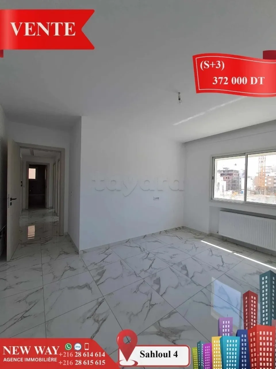 (S+3) Directe Promoteur à Sahloul 4
