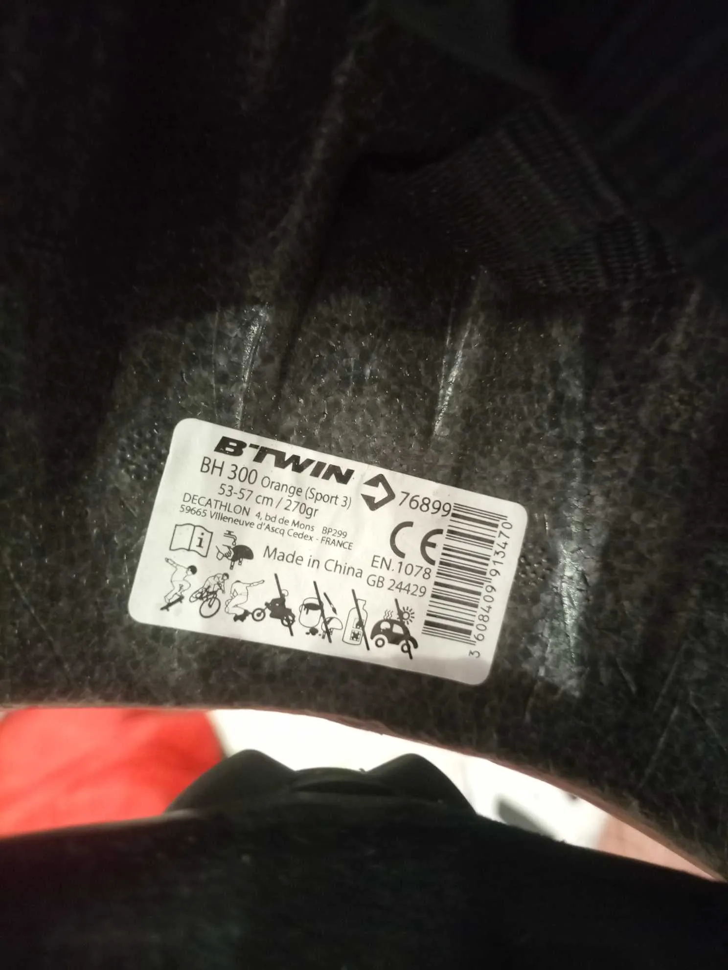 Casque Btwin+ faux arrière rechargable usb