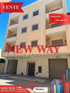 Immeuble de 8 Appartements à Msaken Nouvelle Construction