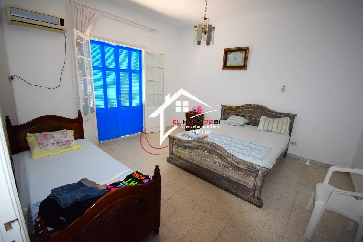 à louer pour vacance s+2 spacieux à hiboune mahdia