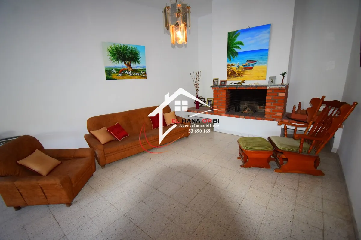 à louer pour vacance s+2 spacieux à hiboune mahdia