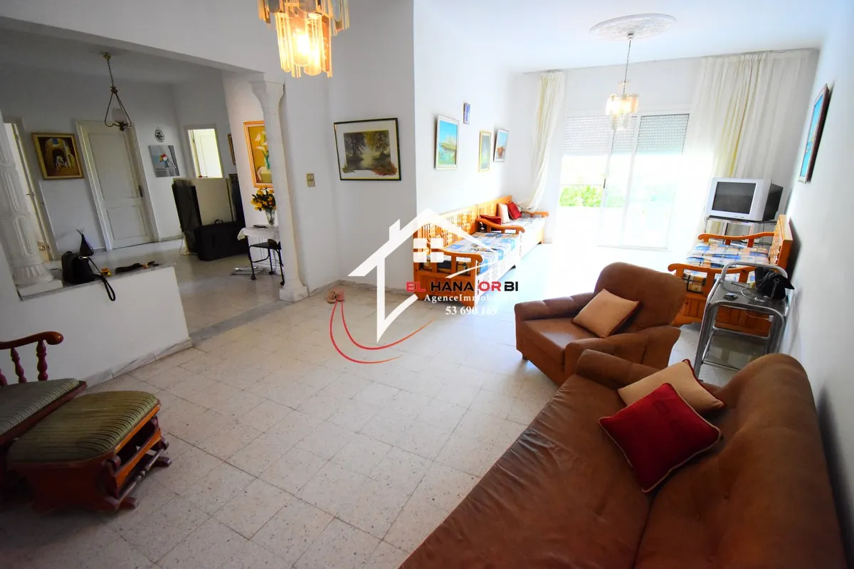 à louer pour vacance s+2 spacieux à hiboune mahdia