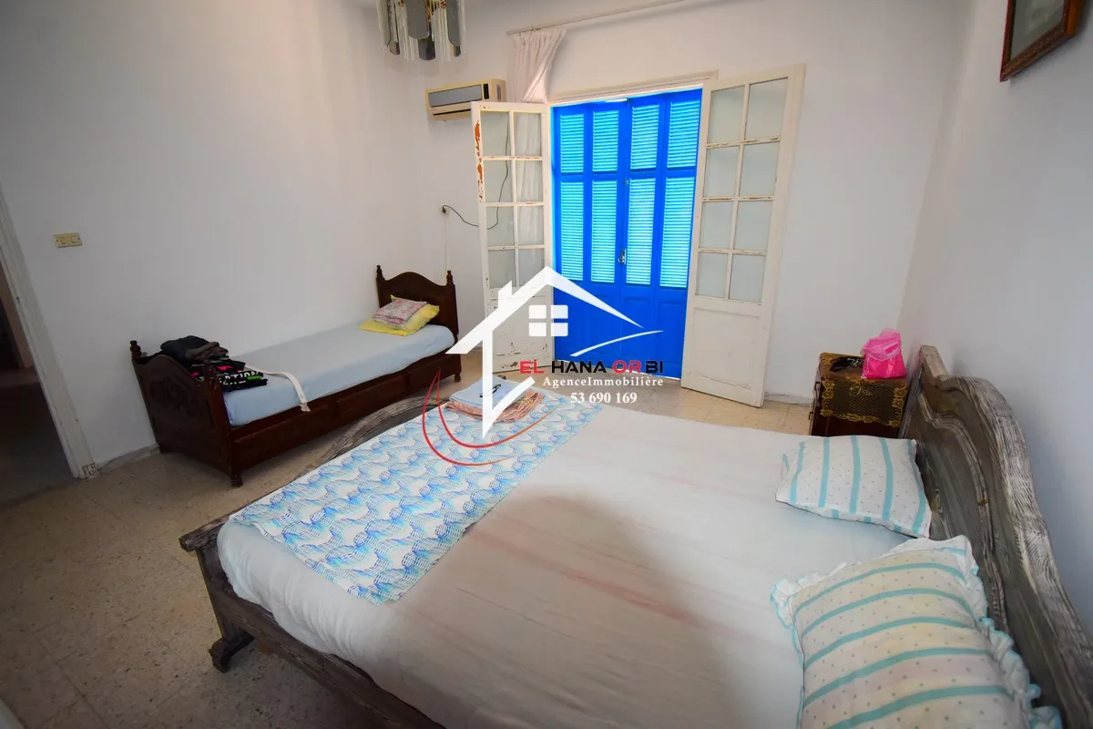 à louer pour vacance s+2 spacieux à hiboune mahdia