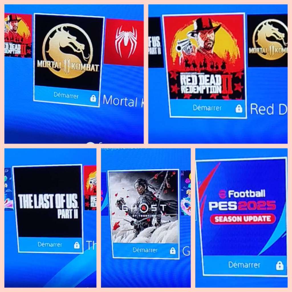 Ps4 patché 10 jeux installé