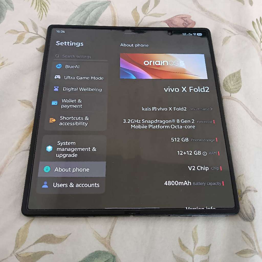 vivo x fold 2