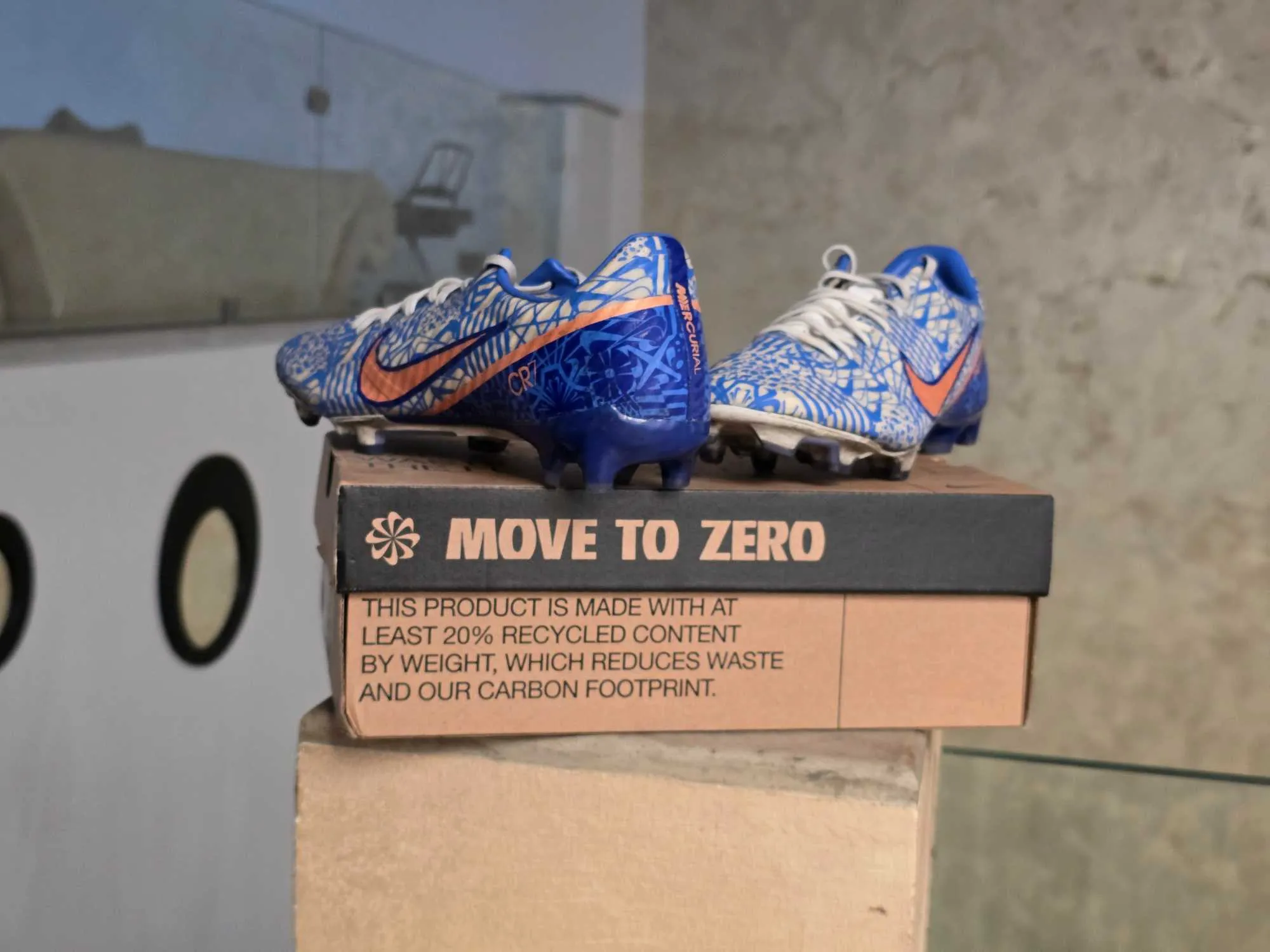 Crampon Nike Mercurial Vapor 15 Elite CR7 Azulejo