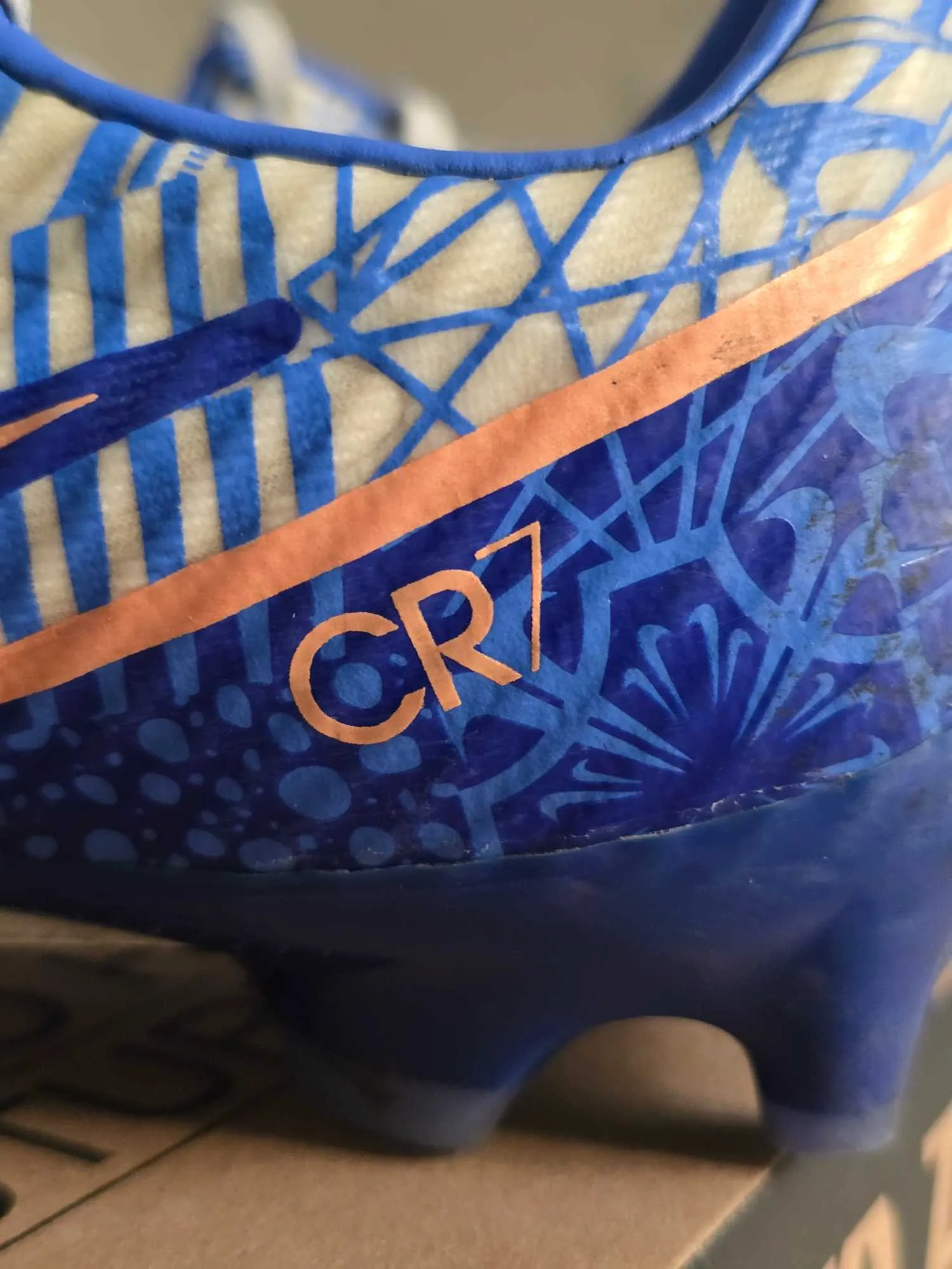 Crampon Nike Mercurial Vapor 15 Elite CR7 Azulejo
