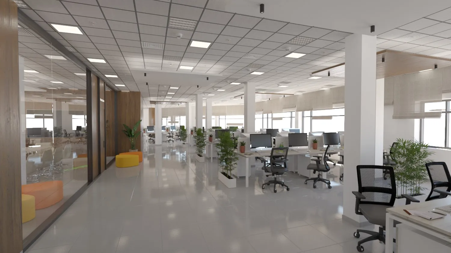 Super bureau 700 m² au lac 1