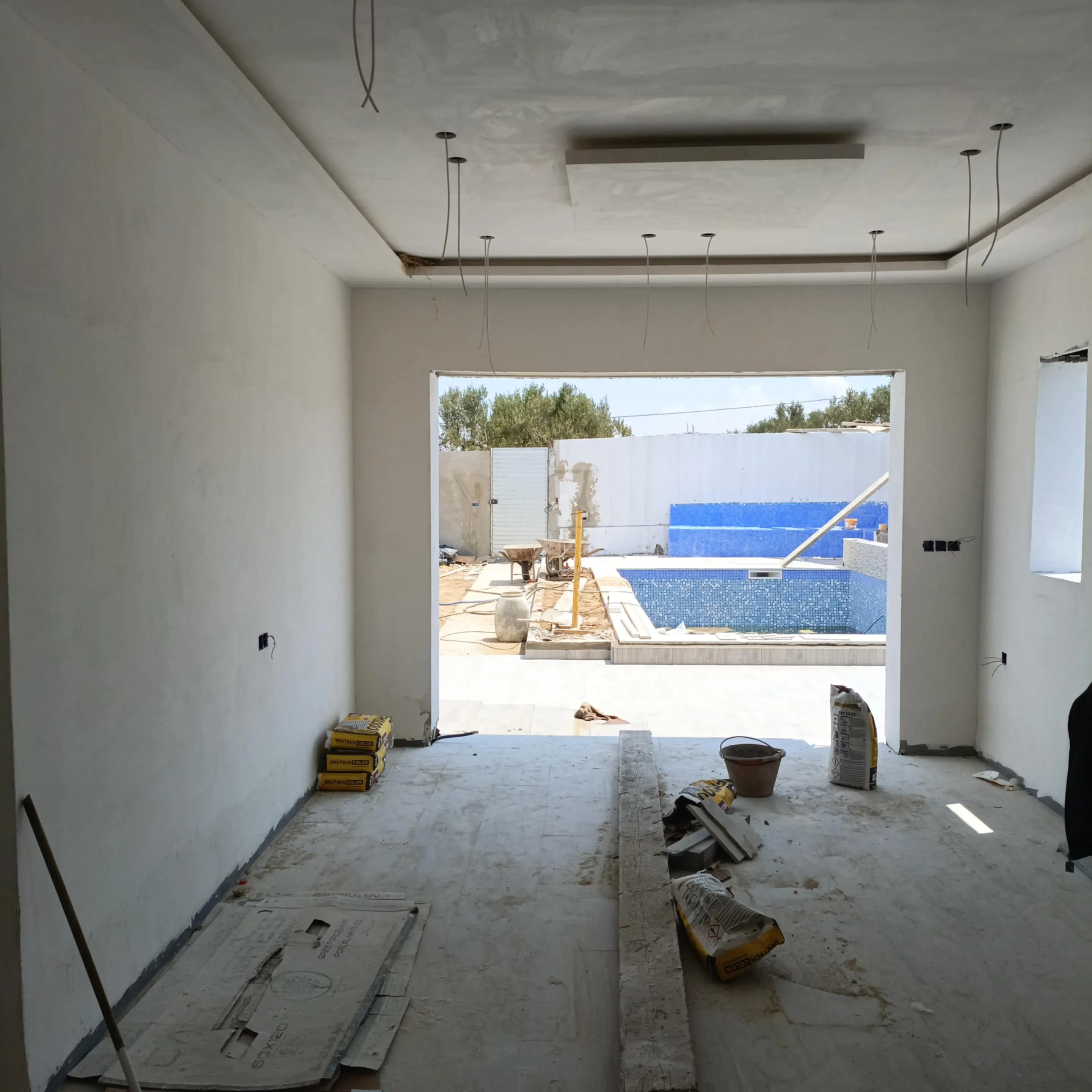 AV villa fini de 500m avec piscine à hammamet sud