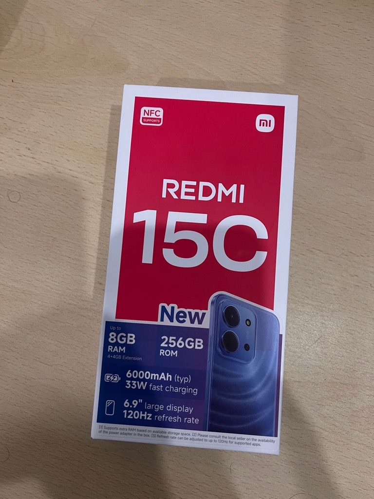 Redmi 15c 8ram 256go