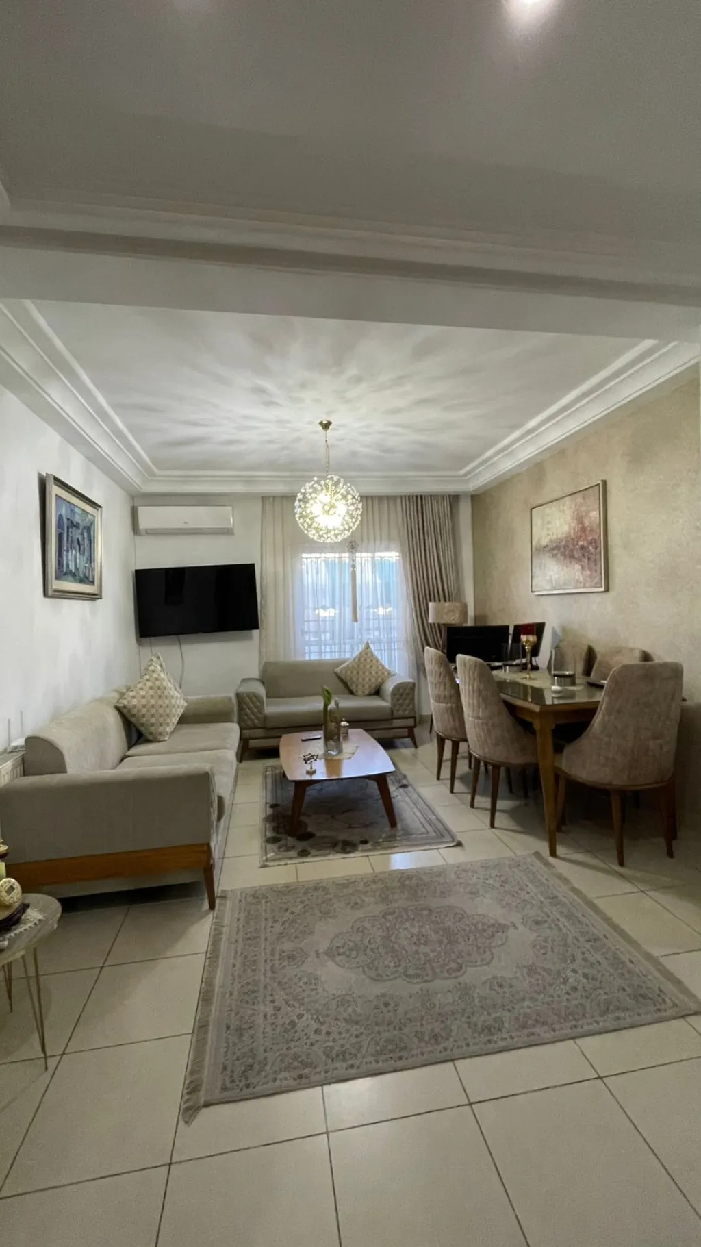 À vendre appartement S+2 au RDC, 80 m², bien entretenu – Quartier calme