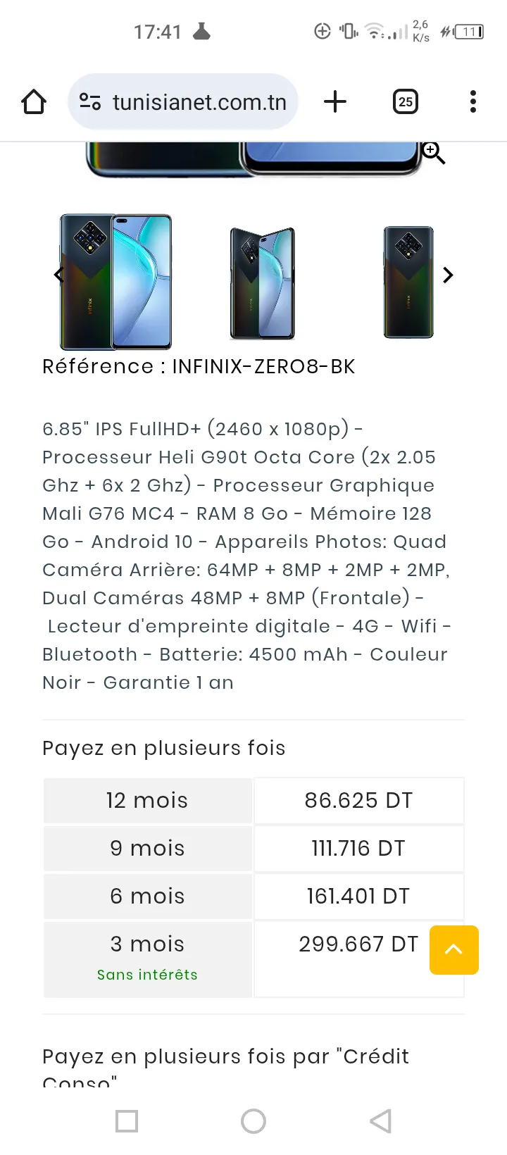 Infinix zero 8