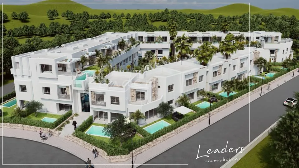 🏡 Duplex S+2 avec Piscine à Kelibia La Blanche – À 2 Pas de la Plage | Réf : NA2985