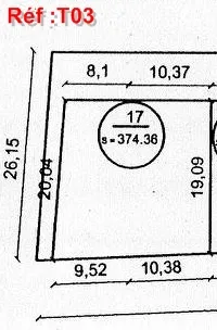 Terrain titré à Bizerte