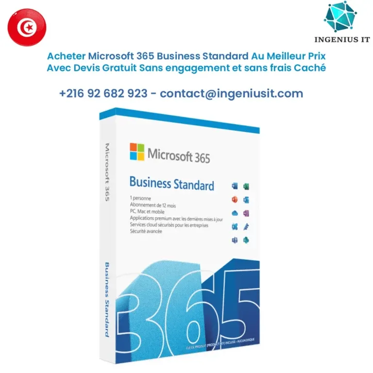Microsoft 365 Business Standard Tunisie