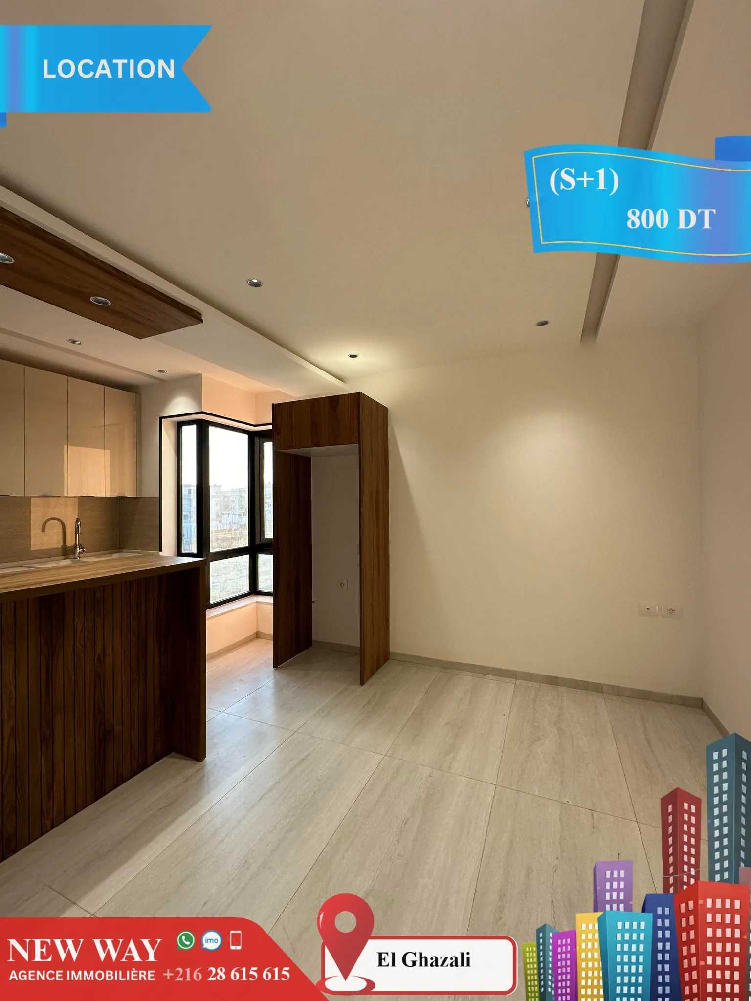 (S+1) Jamais Habité à Bouhsina El Ghazali