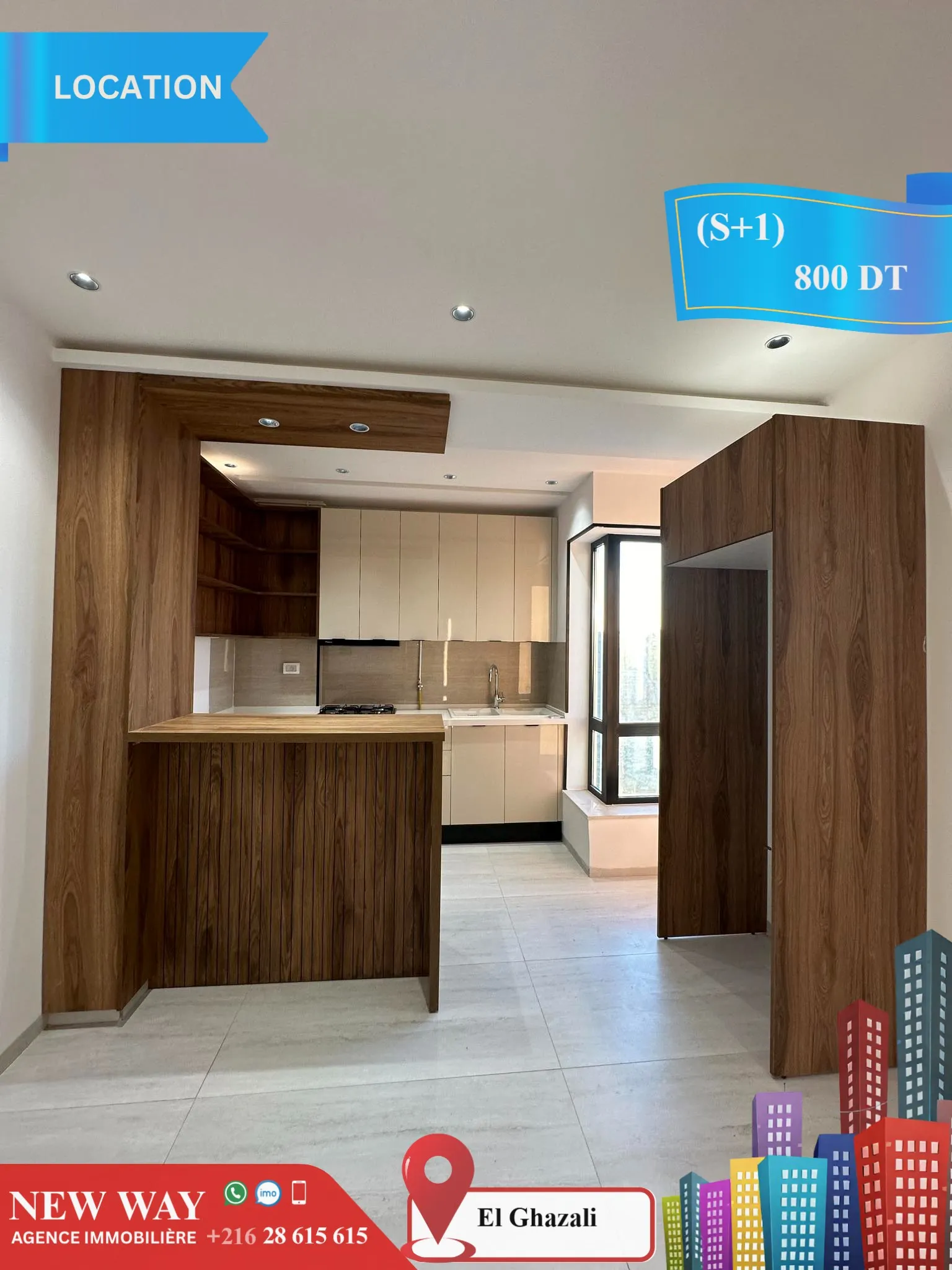 (S+1) Jamais Habité à Bouhsina El Ghazali