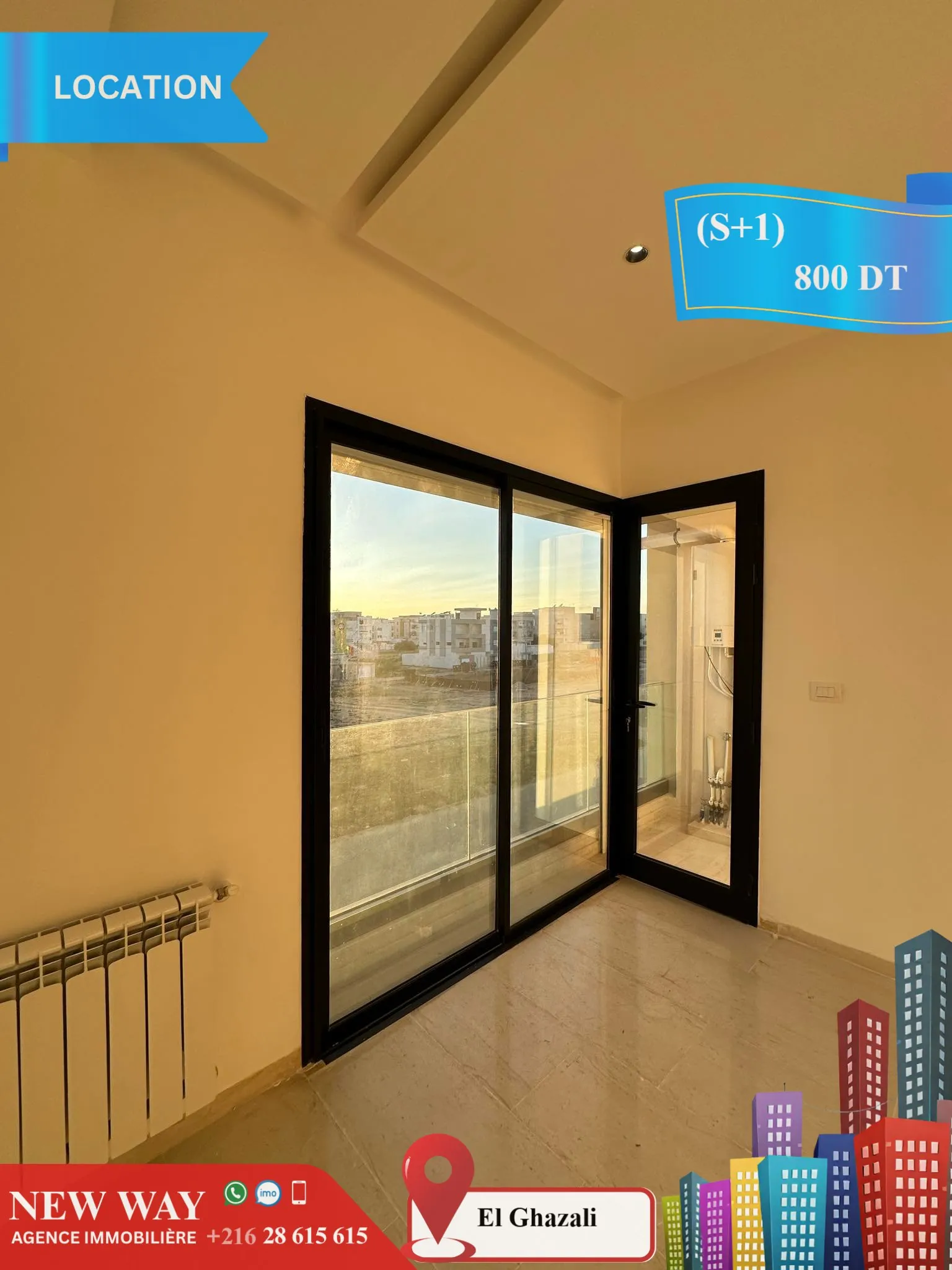 (S+1) Jamais Habité à Bouhsina El Ghazali