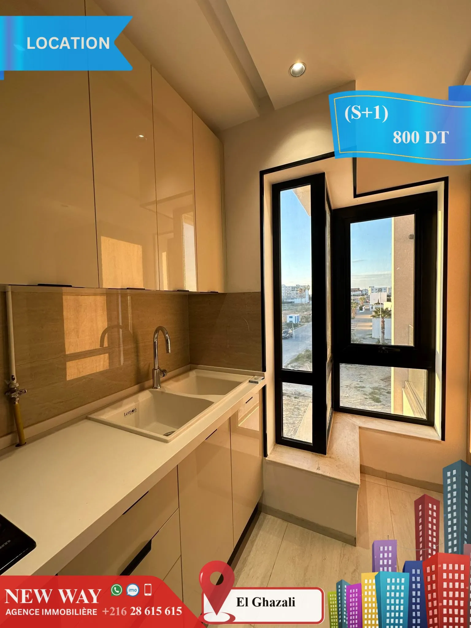 (S+1) Jamais Habité à Bouhsina El Ghazali