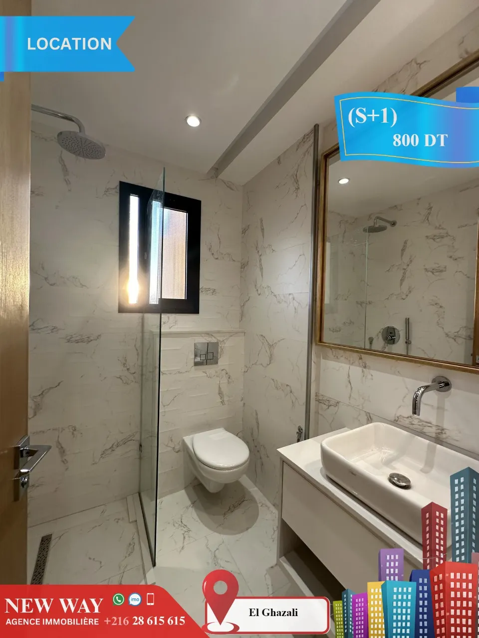 (S+1) Jamais Habité à Bouhsina El Ghazali