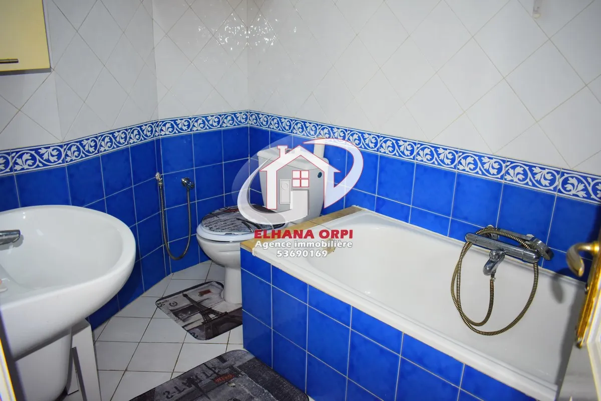 appartement s+1 de charme rz azur proche de la plage et vue mer à corniche mahdia