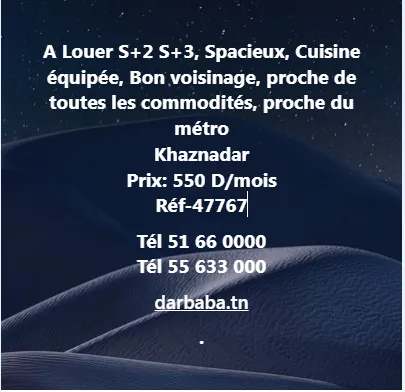 appartement a louer