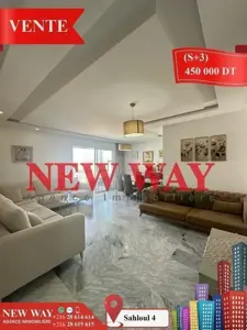 (S+3 ) à Sahloul 4 avec Place de Parking