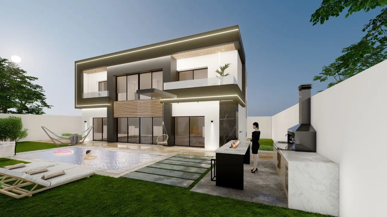 villa de style Moderne