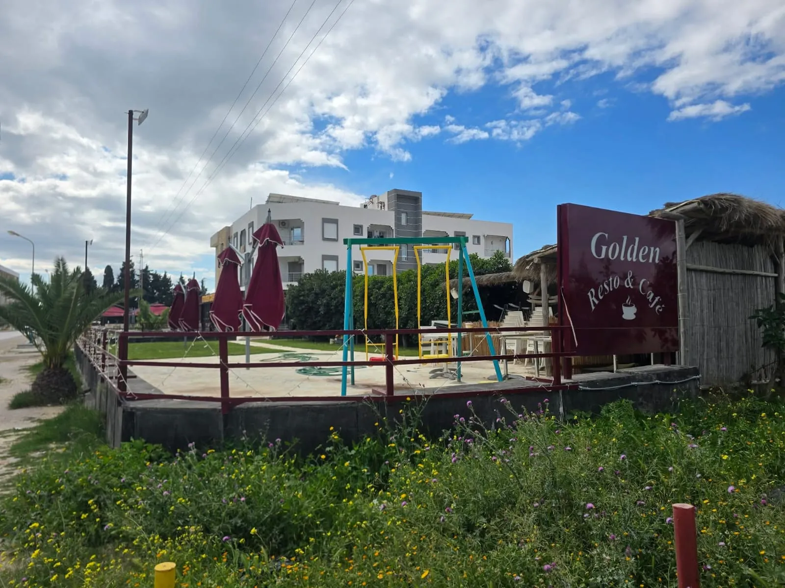 Terrain 482 m2 sur la route touristique à Chatt-Mariem the wave