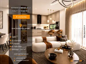 A vendre S+2 Haut Standing au coeur de la zone Touristique Mahdia