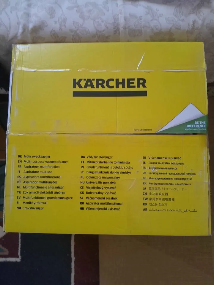 Aspirateur Karcher WD2 PLUS dans l'emballage