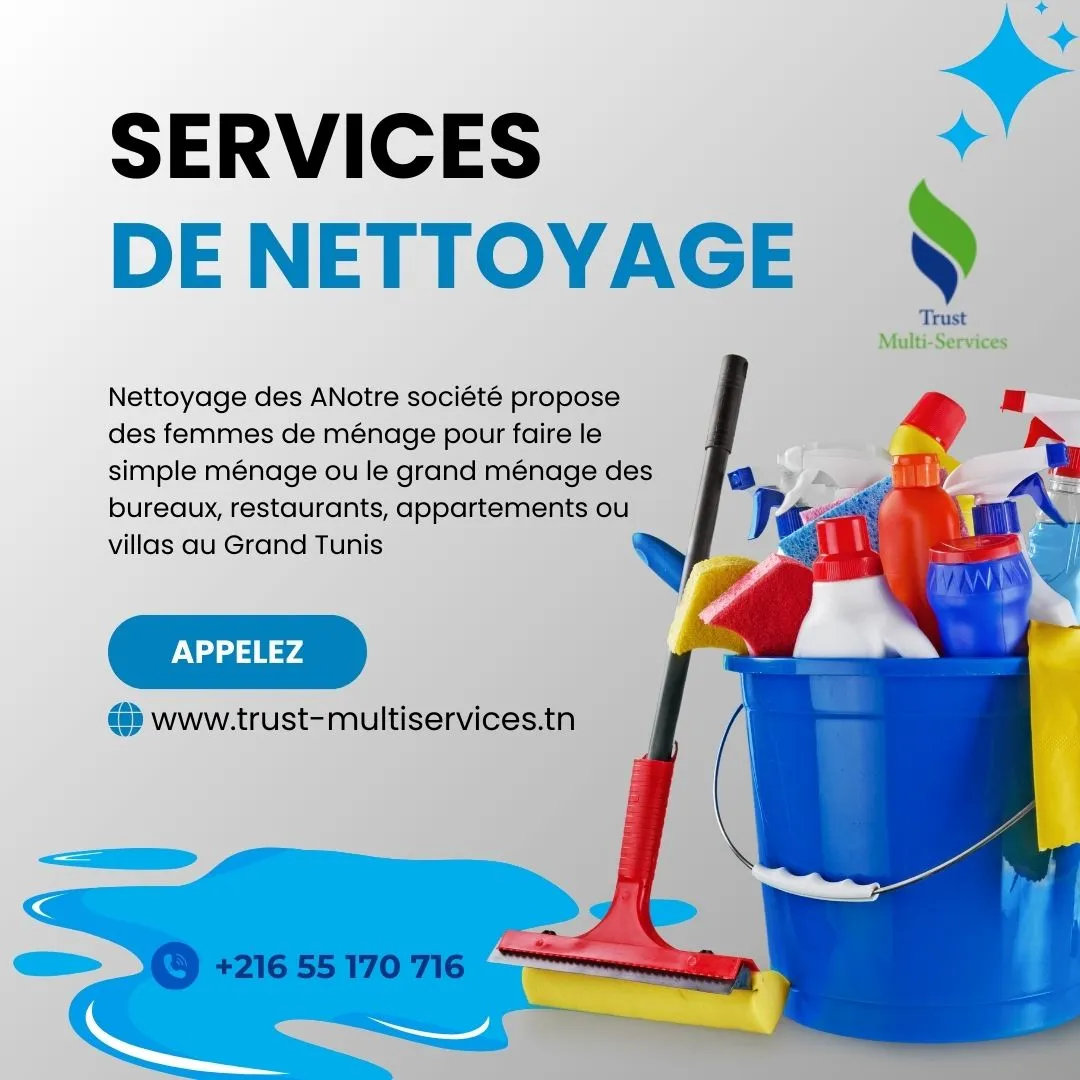 Femme de ménage par jour A Marsa