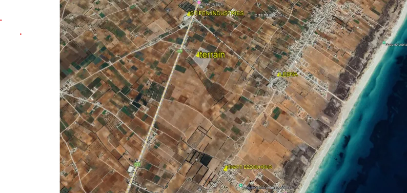 terrain agricole à Lebna ( Korba )