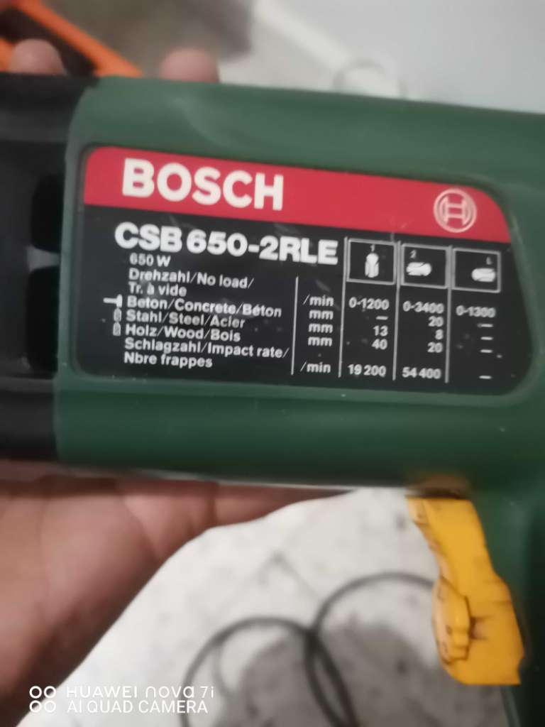 PERCEUSE BOSCH CSB 650 2RLE ORIGINAL 