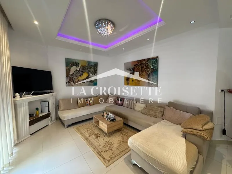 Villa plain-pied S+4 semi-meublée à La Marsa MVL0516