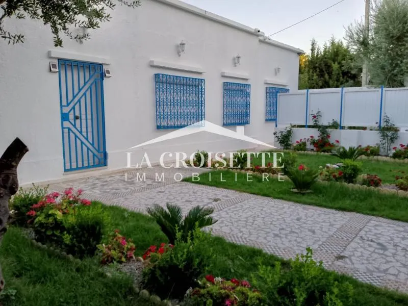 Rez de chaussée de villa s2 avec jardin à Carthage MAL1871