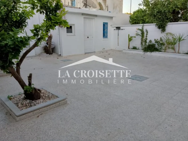 Rez de chaussée de villa s2 avec jardin à Carthage MAL1871