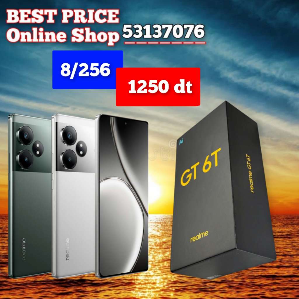 REALME GT 6T 5G 8/256 Cacheté paquet fermé #Validé