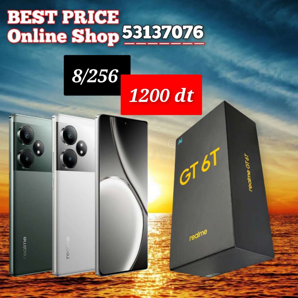 REALME GT 6T 5G 8/256 Cacheté paquet fermé #Validé