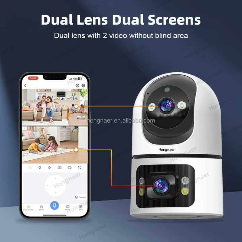 Camera intérieur doublé 4MP WIFI