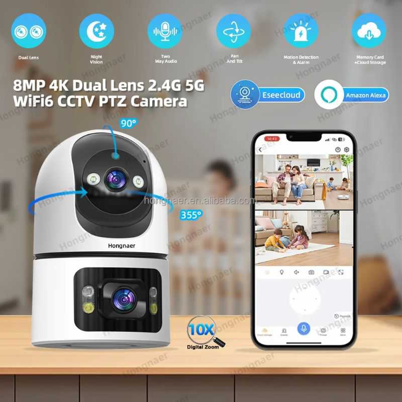 Camera intérieur doublé 4MP WIFI