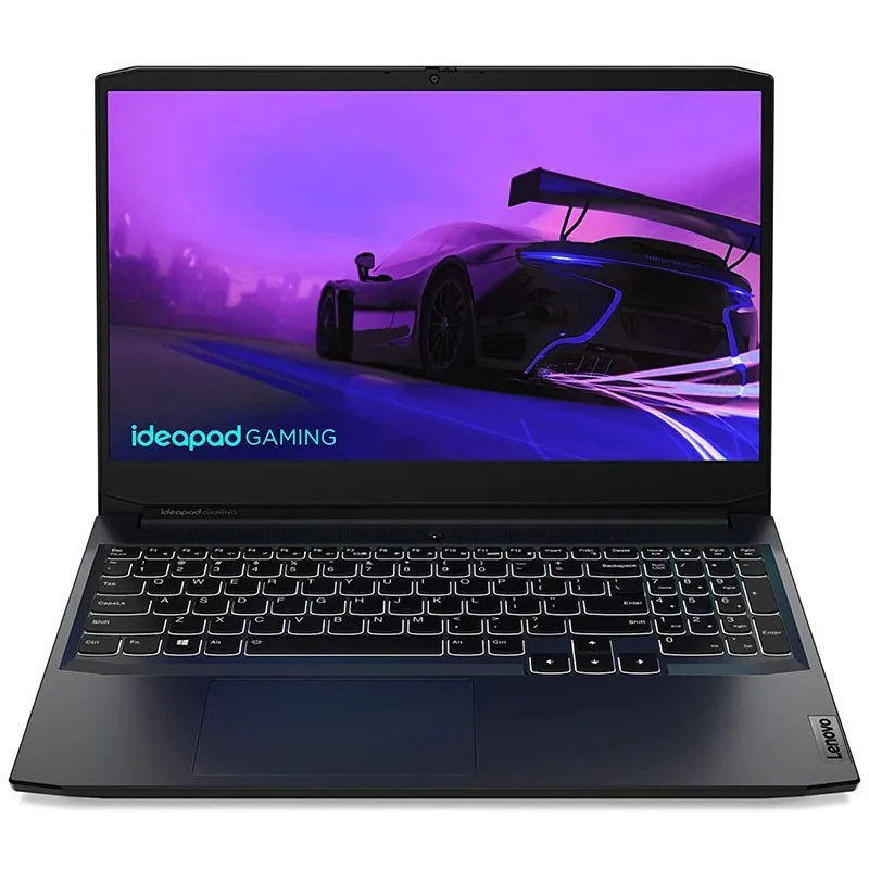 PC Portable Gamer - Lenovo IdeaPad Gaming 3, Ryzen 5 5500 / 16Gb Ram 3200Mhz / Ecran 15.6 ips 120Hz / 512Ssd nvme/  RTX 2050 